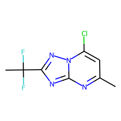 1281860-67-0 / 7-chloro-2-(1,1-difluoroethyl)-5-methyl-[1,2,4]triazolo[1,5-a]pyrimidine