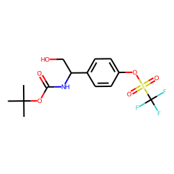 (R)-4-(1-((tert-Butoxycarbonyl)amino)-2-hydroxyethyl)phenyl trifluoromethanesulfonate 843673-72-3