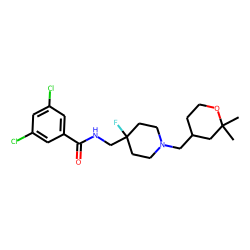 918431-87-5 / BenzaMide, 3,5-dichloro-N-[[4-fluoro-1-[(tetrahydro-2,2-diMethyl-2H-pyran-4-yl)Methyl]-4-piperidinyl]Methyl]-, (+)-