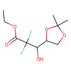 95058-92-7 / Ethyl (3R,S)-2,2-difluoro-3-hydroxy-3-(2,2-dimethyldioxolan-4-yl)propionate