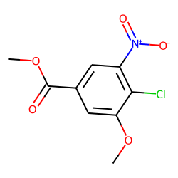 Methyl 4-chloro-3-methoxy-5-nitrobenzenecarboxylate 63603-09-8