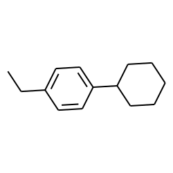 1-cyclohexyl-4-ethylbenzene 4501-39-7