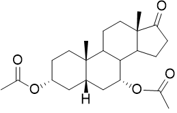 74915-09-6 / Androstan-17-one, 3,7-bis(acetyloxy)-, (3α,5β,7α)- (9CI)